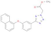 2H-Tetrazole-2-acetic acid, 5-[3-(1-naphthalenyloxy)phenyl]-, methyl ester