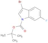 1H-Indole-1-carboxylic acid, 3-bromo-6-fluoro-, 1,1-dimethylethyl ester