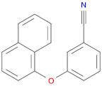 Benzonitrile, 3-(1-naphthalenyloxy)-