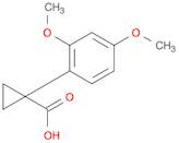 Cyclopropanecarboxylic acid, 1-(2,4-dimethoxyphenyl)-