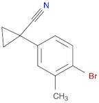 Cyclopropanecarbonitrile, 1-(4-bromo-3-methylphenyl)-