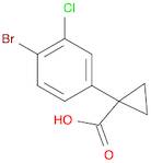 Cyclopropanecarboxylic acid, 1-(4-bromo-3-chlorophenyl)-