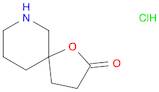 1-Oxa-7-azaspiro[4.5]decan-2-one, hydrochloride (1:1)