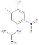 Benzenamine, 4-bromo-5-fluoro-N-(1-methylethyl)-2-nitro-