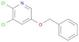 Pyridine, 2,3-dichloro-5-(phenylmethoxy)-