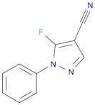 1H-Pyrazole-4-carbonitrile, 5-fluoro-1-phenyl-