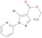 1H-Pyrazole-4-carboxylic acid, 5-broMo-1-(2-pyridinyl)-, ethyl ester