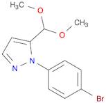 1H-Pyrazole, 1-(4-bromophenyl)-5-(dimethoxymethyl)-