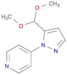 Pyridine, 4-[5-(dimethoxymethyl)-1H-pyrazol-1-yl]-