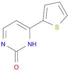 2(1H)-Pyrimidinone, 6-(2-thienyl)-