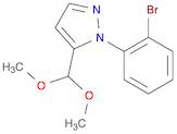 1H-Pyrazole, 1-(2-bromophenyl)-5-(dimethoxymethyl)-