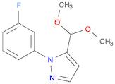 1H-Pyrazole, 5-(dimethoxymethyl)-1-(3-fluorophenyl)-