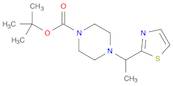 1-Piperazinecarboxylic acid, 4-[1-(2-thiazolyl)ethyl]-, 1,1-dimethylethyl ester