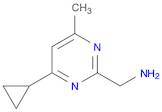 2-Pyrimidinemethanamine, 4-cyclopropyl-6-methyl-