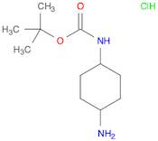 Carbamic acid, N-(4-aminocyclohexyl)-, 1,1-dimethylethyl ester, hydrochloride (1:1)