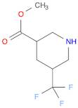 3-Piperidinecarboxylic acid, 5-(trifluoromethyl)-, methyl ester