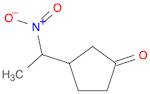 Cyclopentanone, 3-(1-nitroethyl)-