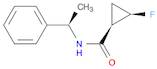 Cyclopropanecarboxamide, 2-fluoro-N-[(1R)-1-phenylethyl]-, (1R,2R)-