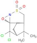 4H-4a,7-Methanooxazirino[3,2-i][2,1]benzisothiazole, 8,8-dichlorotetrahydro-9,9-dimethyl-, 3,3-dioxide, (2R,4aS,7S,8aR)-