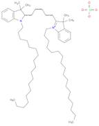 3H-Indolium, 2-[5-(1,3-dihydro-3,3-dimethyl-1-octadecyl-2H-indol-2-ylidene)-1,3-pentadien-1-yl]-3,3-dimethyl-1-octadecyl-, perchlorate (1:1)