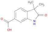 1H-Indole-6-carboxylic acid, 2,3-dihydro-3,3-dimethyl-2-oxo-
