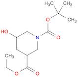1,3-Piperidinedicarboxylic acid, 5-hydroxy-, 1-(1,1-dimethylethyl) 3-ethyl ester