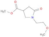 3-Pyrrolidinecarboxylic acid, 1-(2-methoxyethyl)-5-oxo-, methyl ester