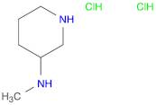 3-Piperidinamine, N-methyl-, hydrochloride (1:2)
