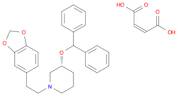 Piperidine, 1-[2-(1,3-benzodioxol-5-yl)ethyl]-3-(diphenylmethoxy)-, (3R)-, (2E)-2-butenedioate (1:…