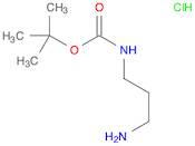 Carbamic acid, N-(3-aminopropyl)-, 1,1-dimethylethyl ester, hydrochloride (1:1)