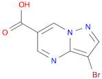 Pyrazolo[1,5-a]pyrimidine-6-carboxylic acid, 3-bromo-