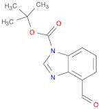 1H-Benzimidazole-1-carboxylic acid, 4-formyl-, 1,1-dimethylethyl ester