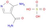 4-Isoxazolecarboxamide, 5-amino-, sulfate (1:1)