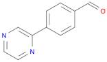 Benzaldehyde, 4-(2-pyrazinyl)-