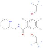 Benzamide-2,4,5-d3, N-(2-piperidinylmethyl)-3,6-bis(2,2,2-trifluoroethoxy)- (9CI)