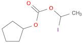 Carbonic acid, cyclopentyl 1-iodoethyl ester