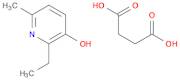 Butanedioic acid, compd. with 2-ethyl-6-methyl-3-pyridinol (1:1)