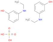 Phenol, 3-(ethylamino)-, sulfate (2:1)