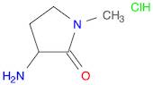 2-Pyrrolidinone, 3-amino-1-methyl-, hydrochloride (1:1)