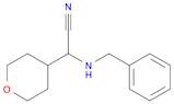 2H-Pyran-4-acetonitrile, tetrahydro-α-[(phenylmethyl)amino]-