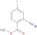Benzoic acid, 2-cyano-4-fluoro-, methyl ester