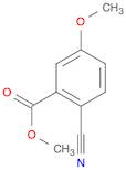 Benzoic acid, 2-cyano-5-methoxy-, methyl ester