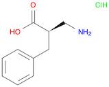 Benzenepropanoic acid, α-(aminomethyl)-, hydrochloride (1:1), (αR)-