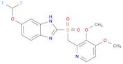 1H-Benzimidazole, 6-(difluoromethoxy)-2-[[(3,4-dimethoxy-2-pyridinyl)methyl]sulfonyl]-