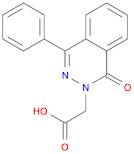 2(1H)-Phthalazineacetic acid, 1-oxo-4-phenyl-