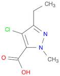 1H-Pyrazole-5-carboxylic acid, 4-chloro-3-ethyl-1-methyl-