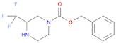 1-Piperazinecarboxylic acid, 3-(trifluoromethyl)-, phenylmethyl ester