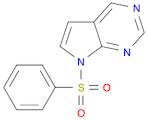 7H-Pyrrolo[2,3-d]pyrimidine, 7-(phenylsulfonyl)-