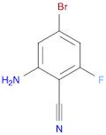 Benzonitrile, 2-amino-4-bromo-6-fluoro-