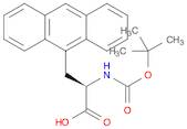 9-Anthracenepropanoic acid, α-[[(1,1-dimethylethoxy)carbonyl]amino]-, (R)- (9CI)